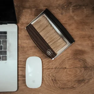 Table Brush & Tray in Beechwood or Thermowood